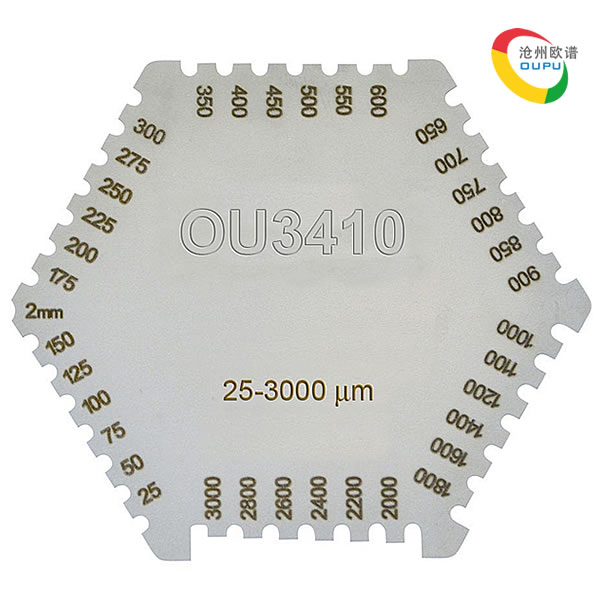 OU3410六角湿膜测厚仪